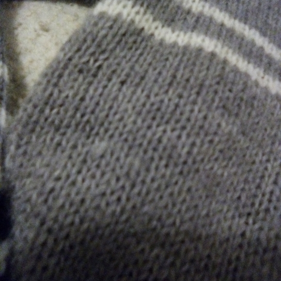 Int Ladies Garment Sportswear Gray Black and White Collared Sweater Size Large - Picture 5 of 16